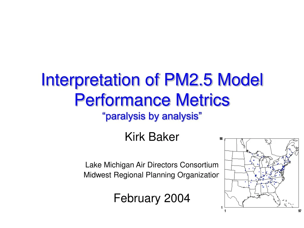interpretation of pm2 5 model performance metrics paralysis by analysis