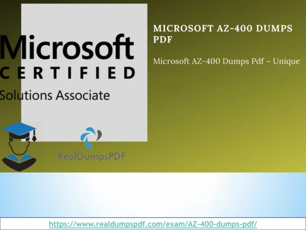 Microsoft AZ-400 Dumps Pdf - Perfect AZ-400 Exam Questions