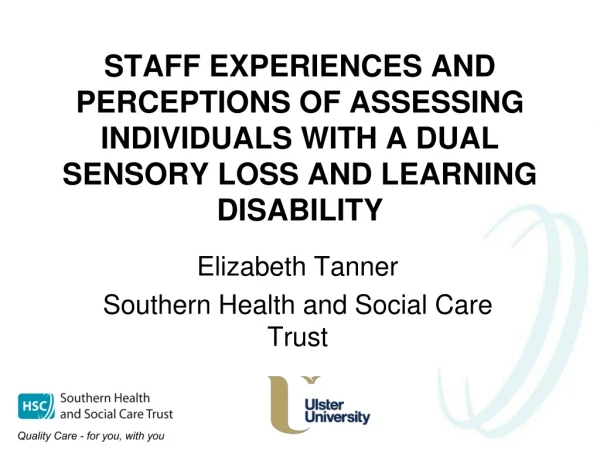 Elizabeth Tanner Southern Health and Social Care Trust