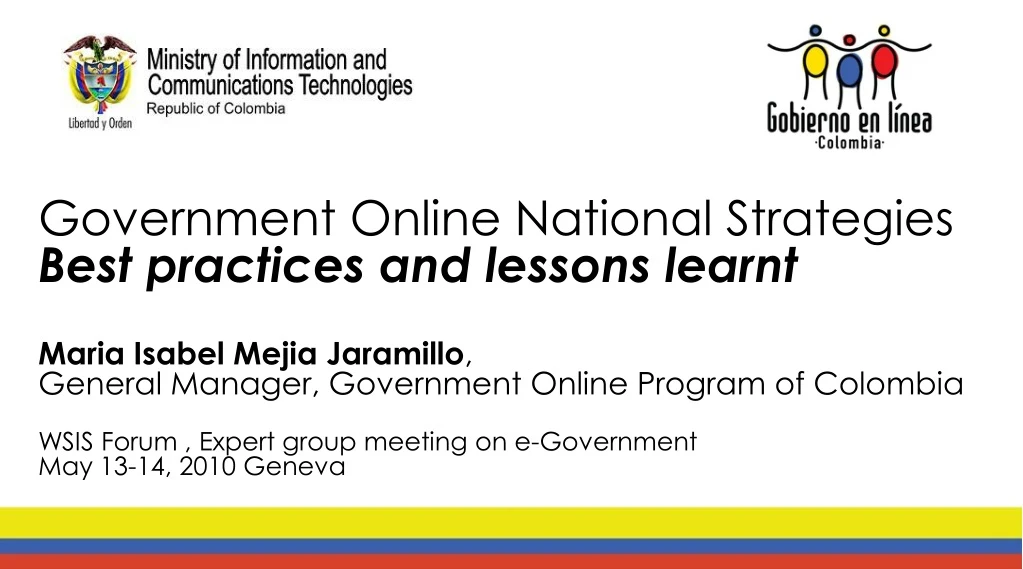 government online national strategies best