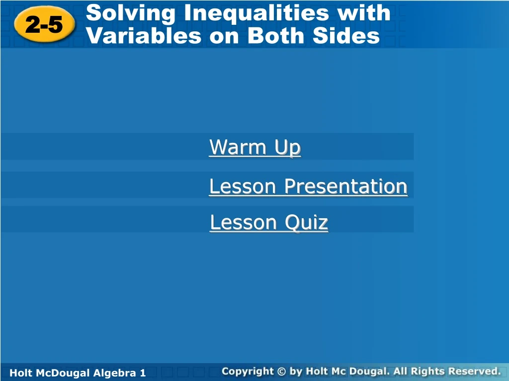 solving inequalities with variables on both sides