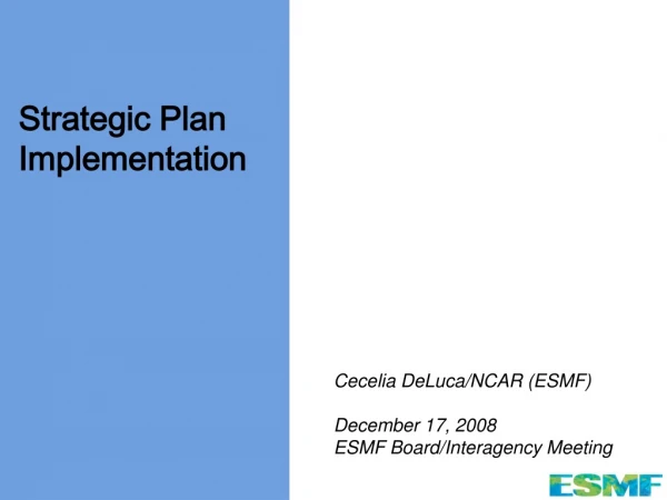 Strategic Plan Implementation