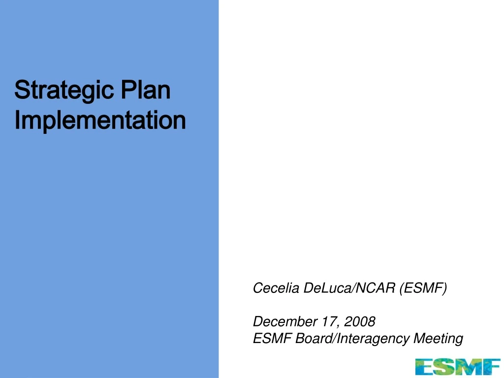 strategic plan implementation