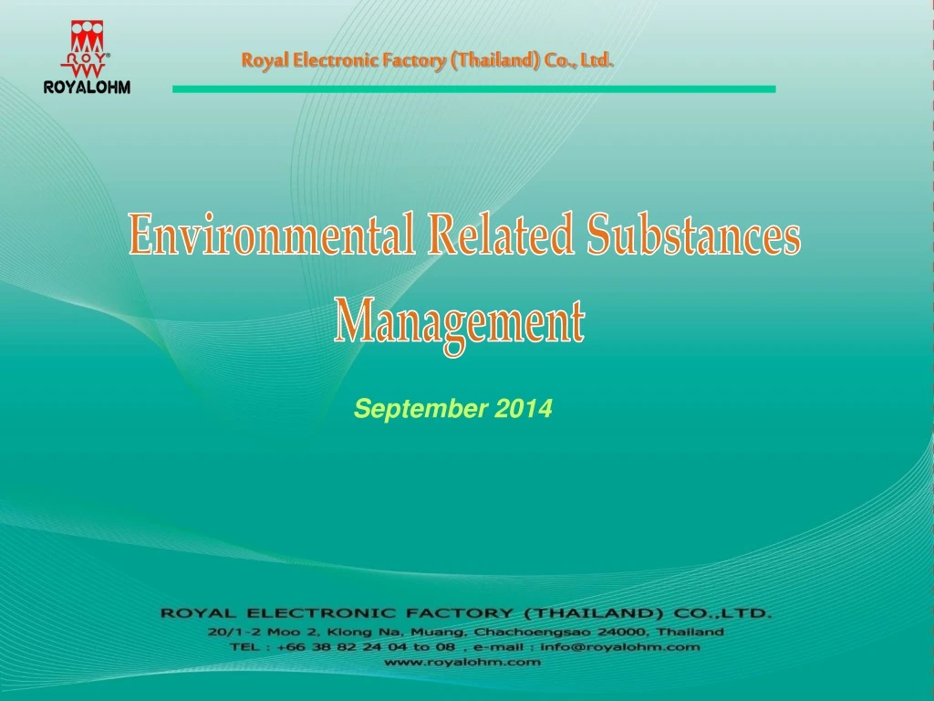 environmental related substances