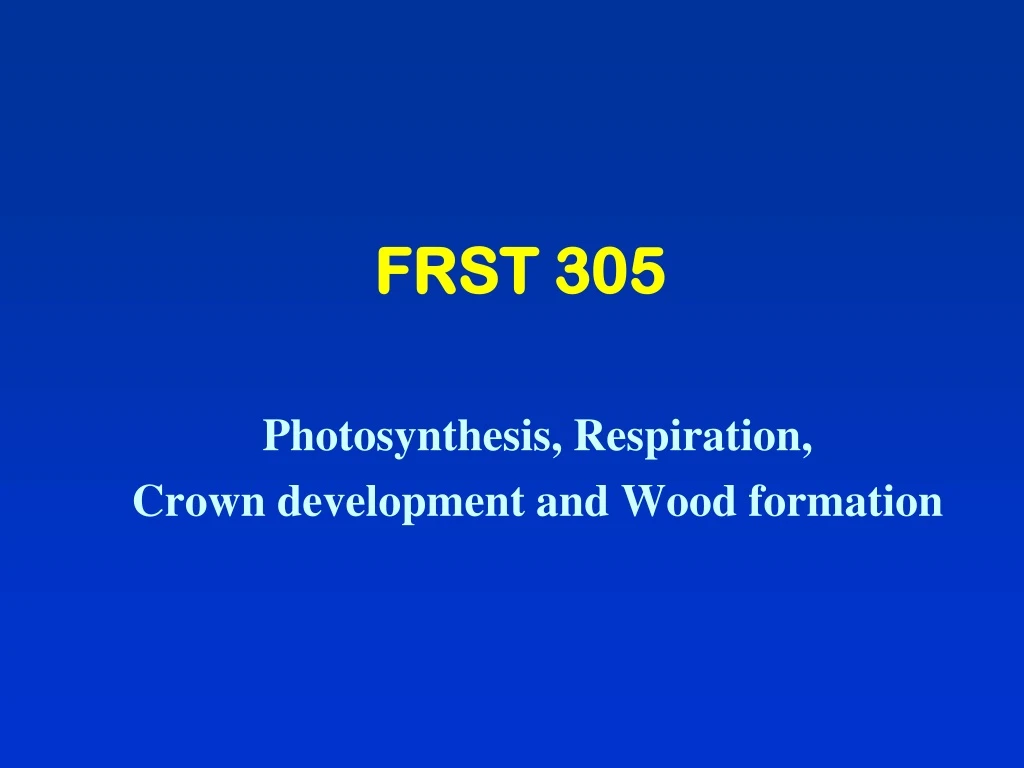 frst 305