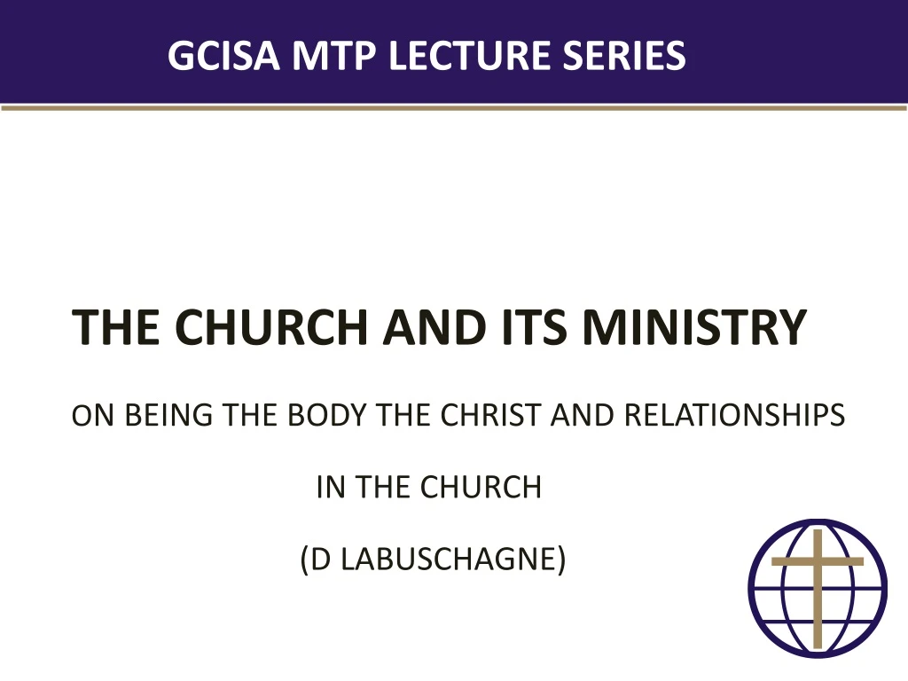 gcisa mtp lecture series