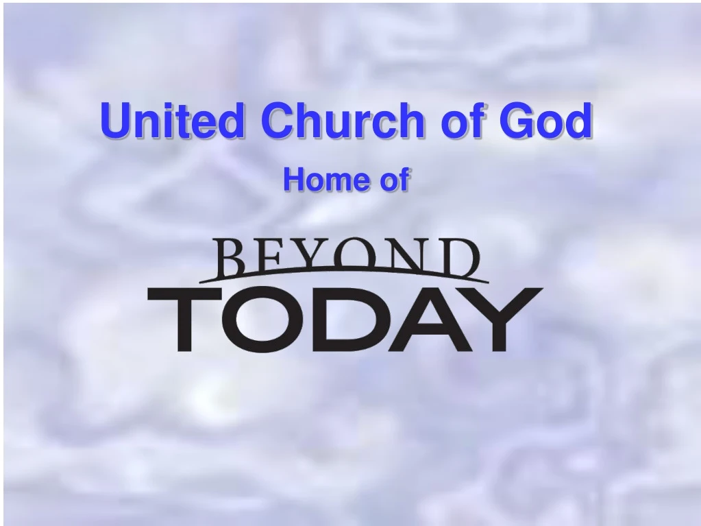 united church of god home of