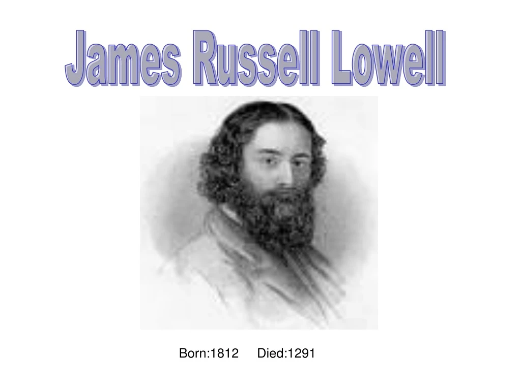 james russell lowell