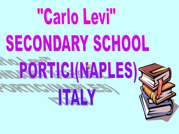 &quot;Carlo Levi&quot; SECONDARY SCHOOL PORTICI(NAPLES) ITALY