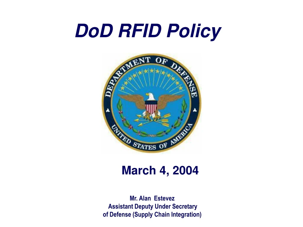 dod rfid policy