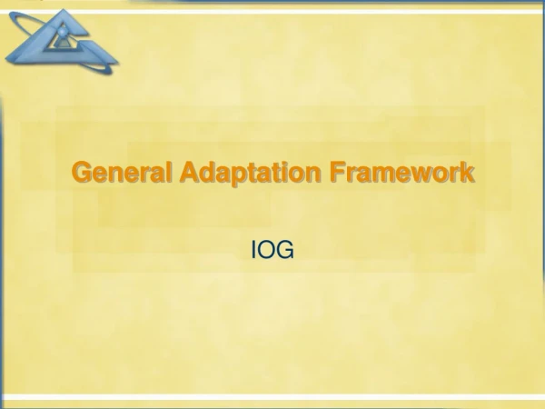 General Adaptation Framework