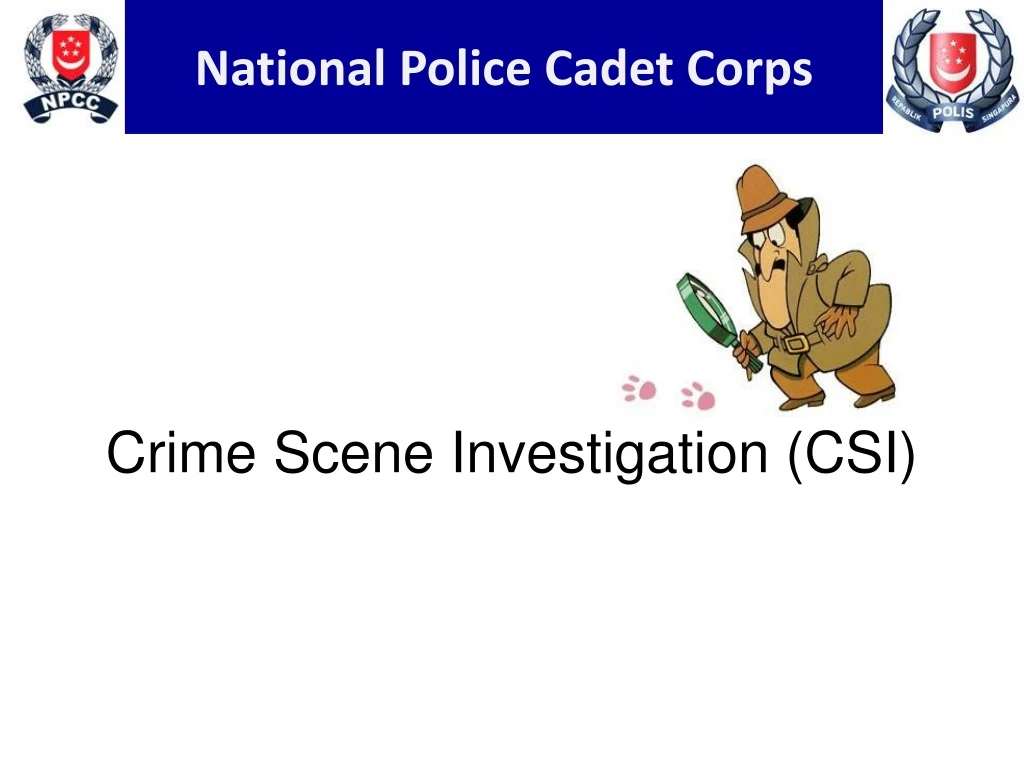 crime scene investigation csi