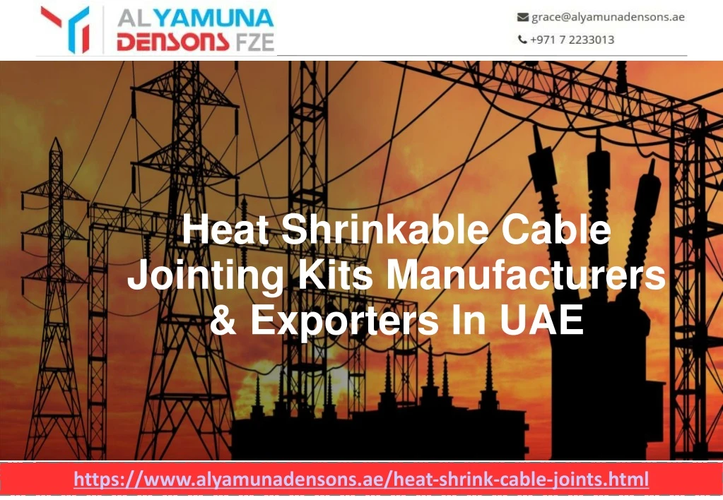 heat shrinkable cable jointing kits manufacturers