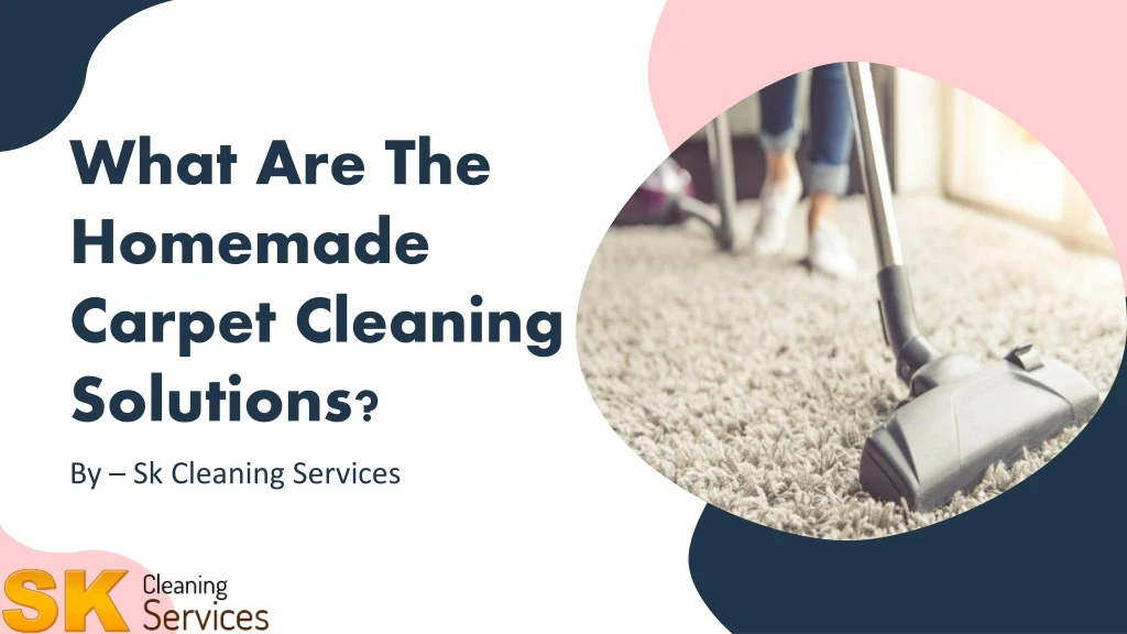 what are the homemade carpet cleaning solutions
