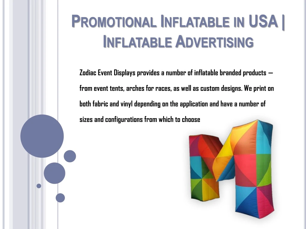 promotional inflatable in usa inflatable advertising