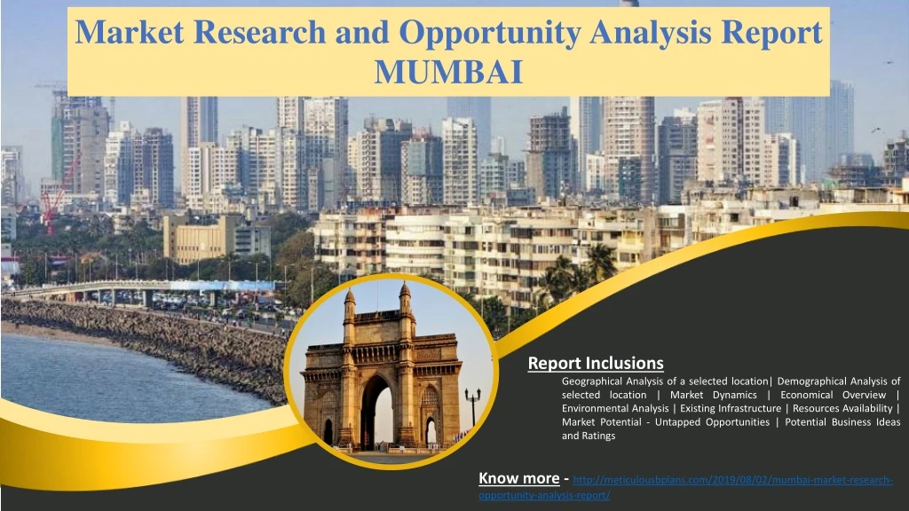 market research and opportunity analysis report