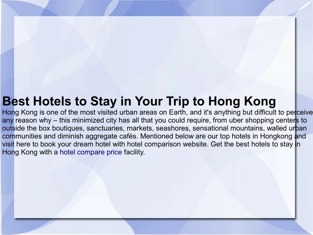 best hotels to stay in your trip to hong kong