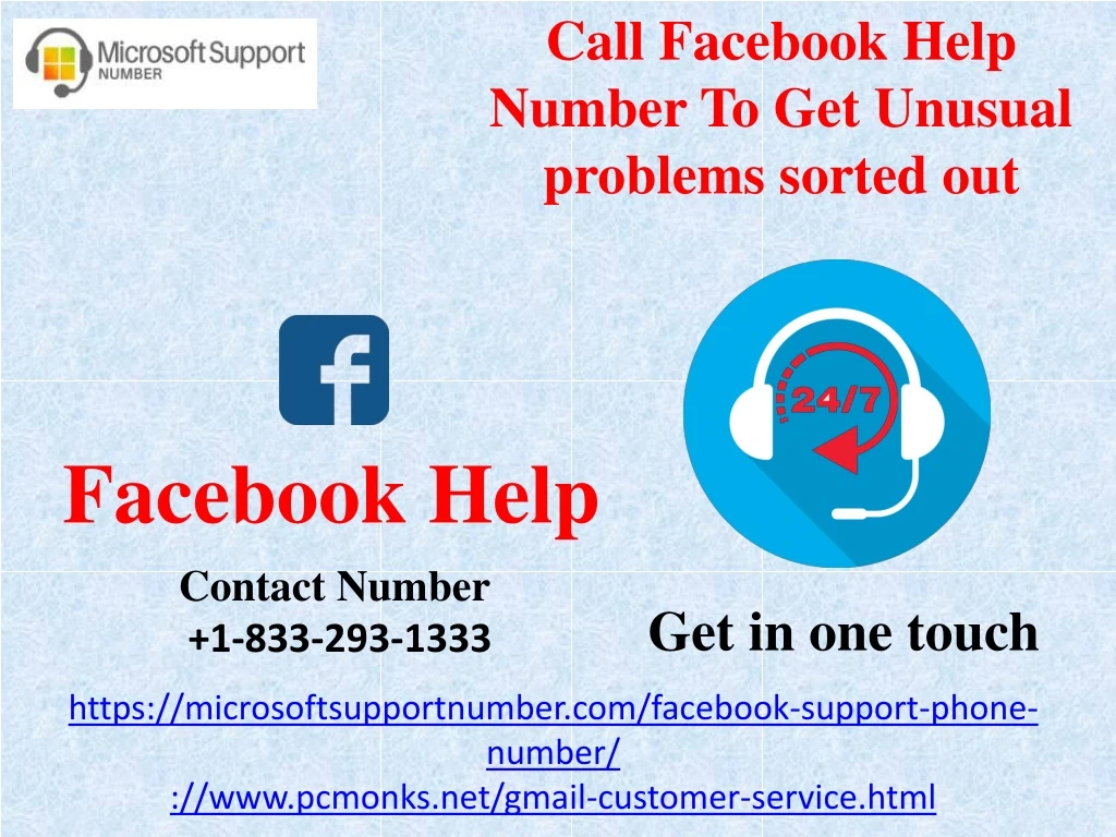 call facebook help number to get unusual problems