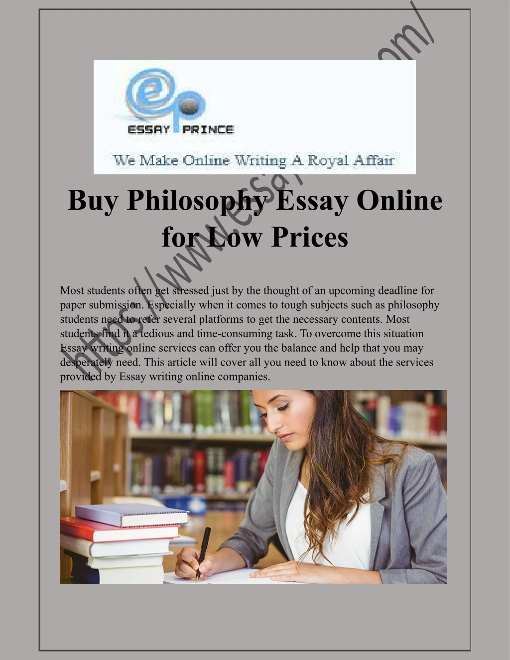 buy philosophy essay online for low prices