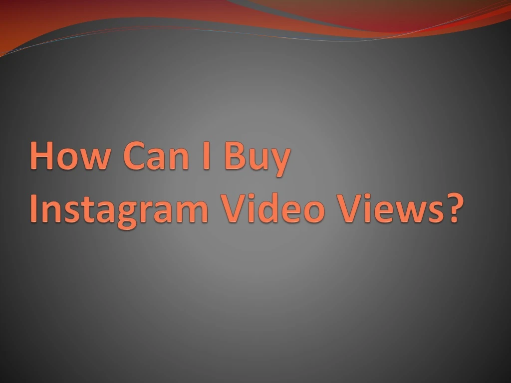 how can i buy instagram video views