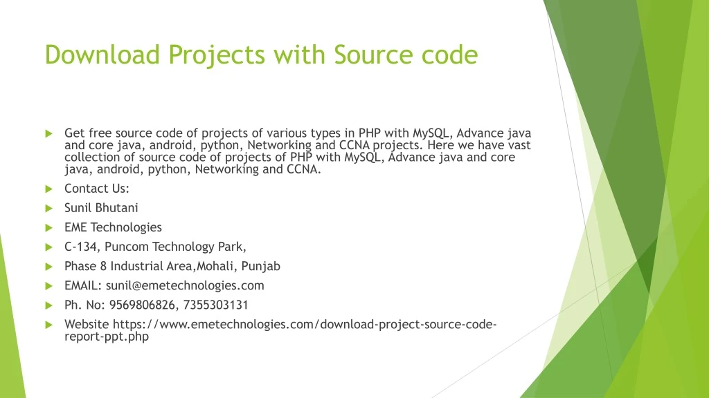 download projects with source code