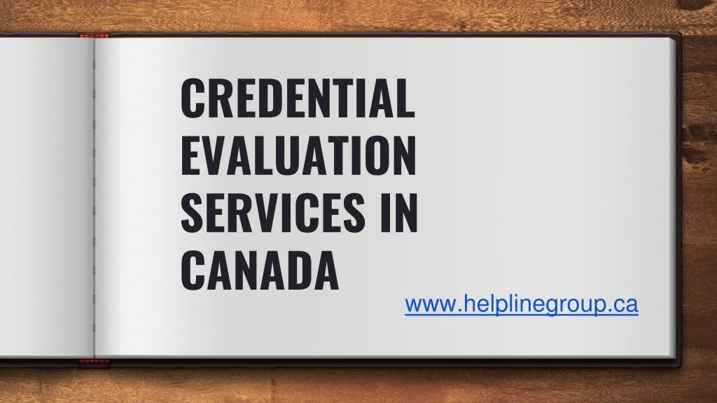 credential evaluation services in canada