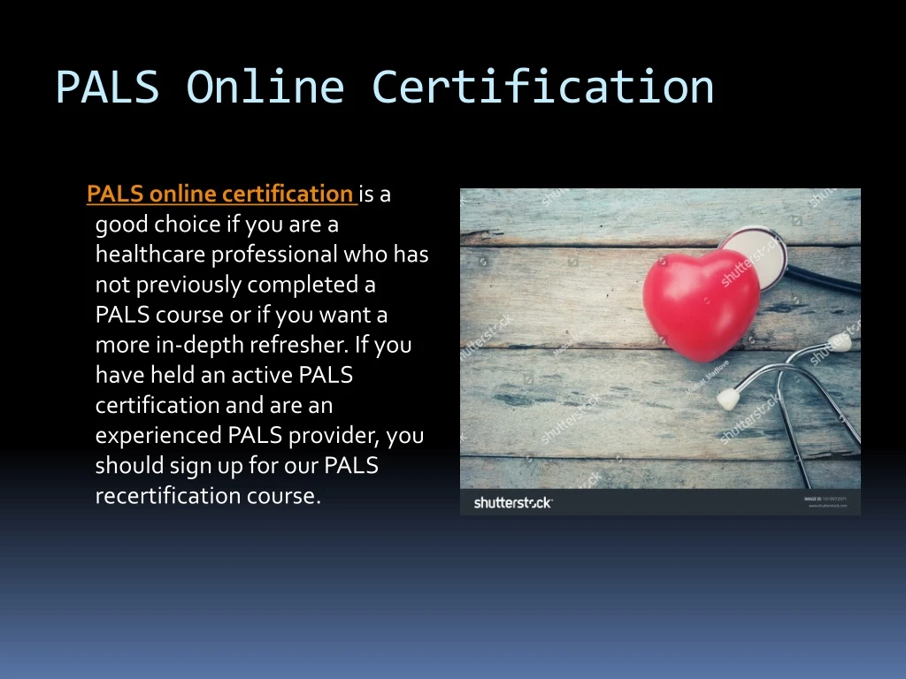 pals online certification