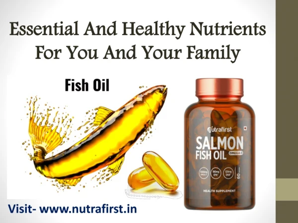 The Best Source Of Omega-3 Fatty Acids- Salmon Fish Oil