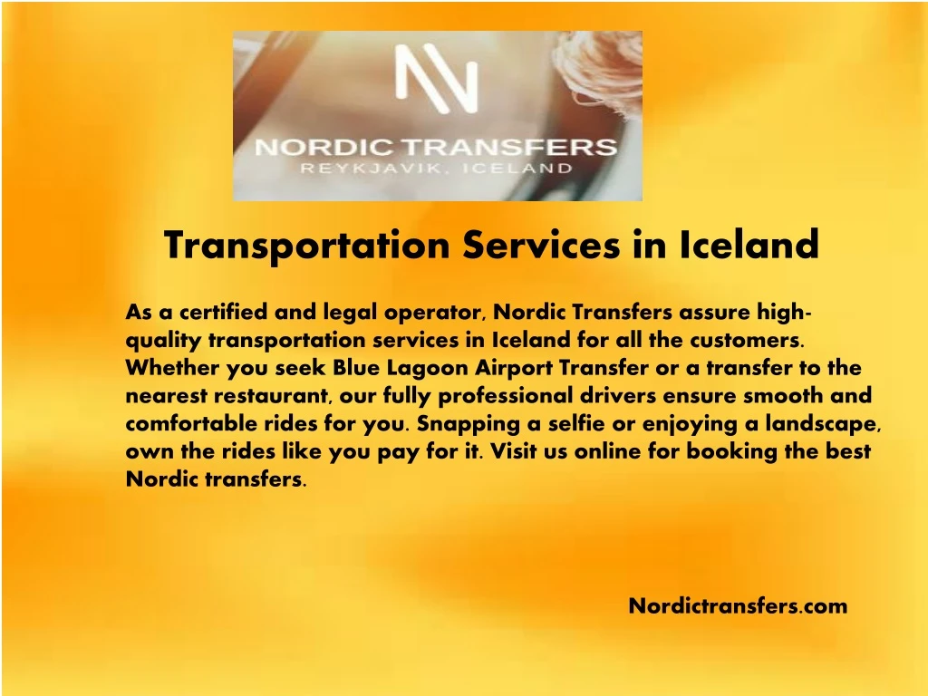transportation services in iceland