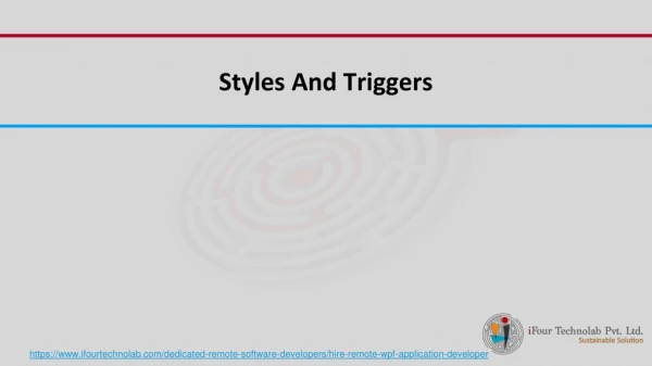 WPF Styles And Triggers Functions Tutorial with Example