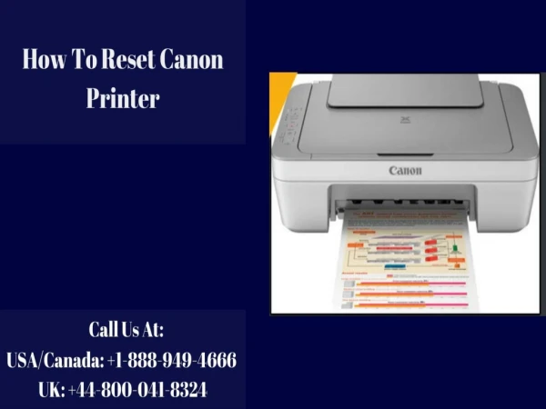 How to Reset Canon Printer? Call 1-888-480-0288