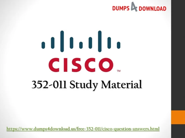 Latest Cisco 352-011 Dumps Question & Answers | Cisco 352-011