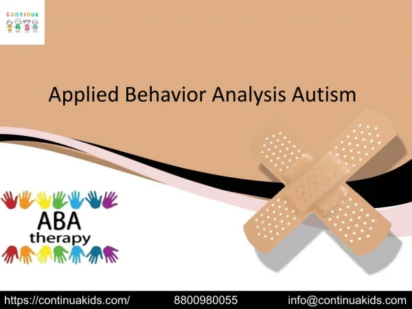 Applied Behavior Analysis Autism for kids