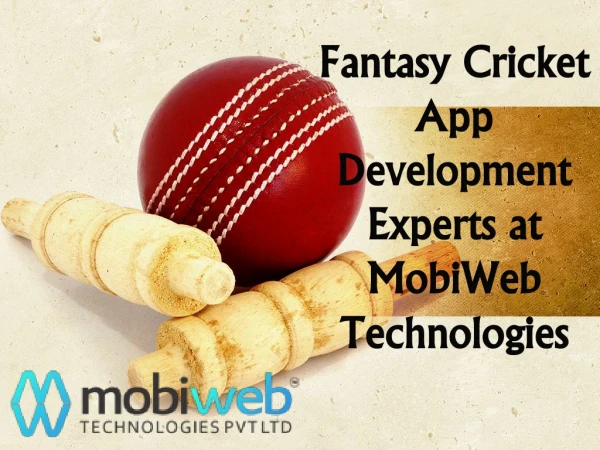 Be Expert in Fantasy Cricket App Development with Mobiweb Technologies