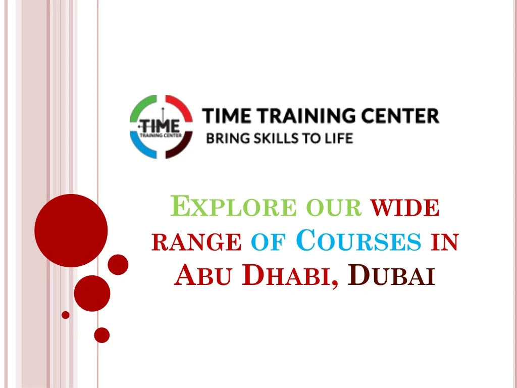 explore o ur wide range of courses in abu dhabi dubai