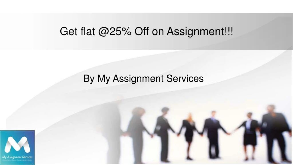 get flat @25 off on assignment