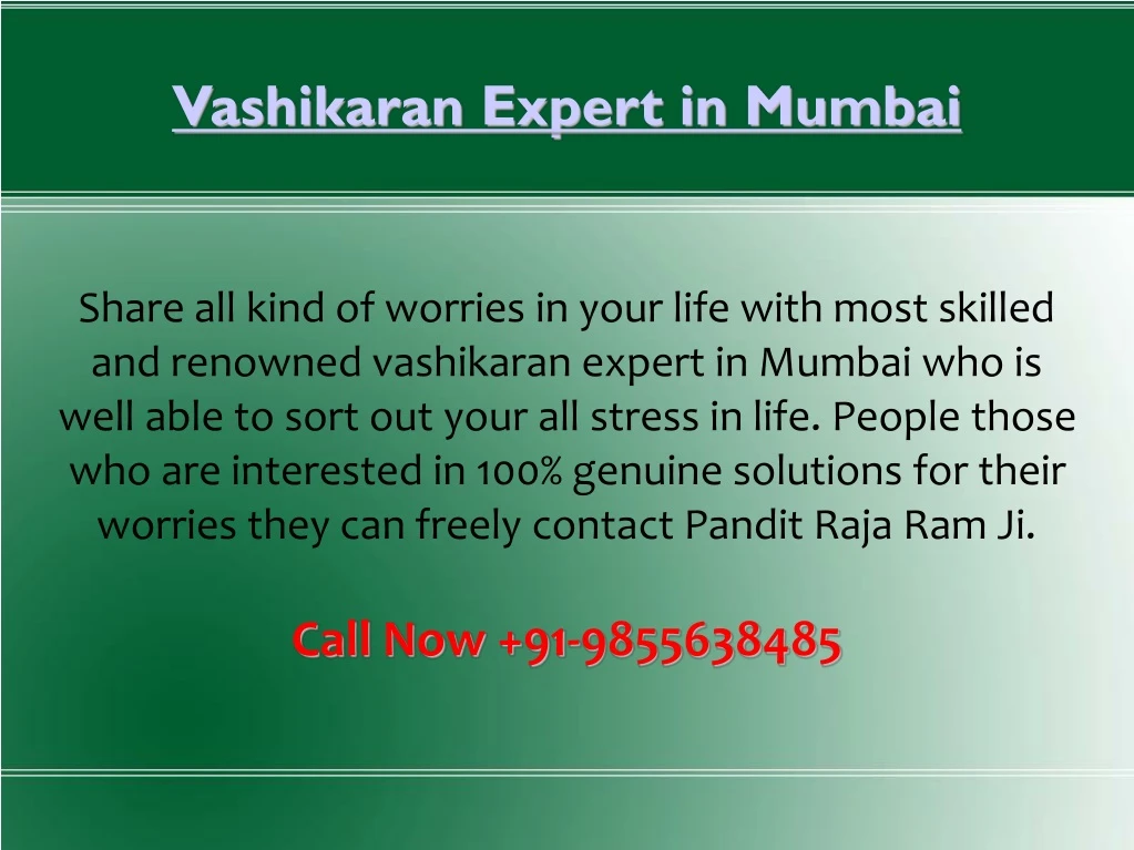 vashikaran expert in mumbai