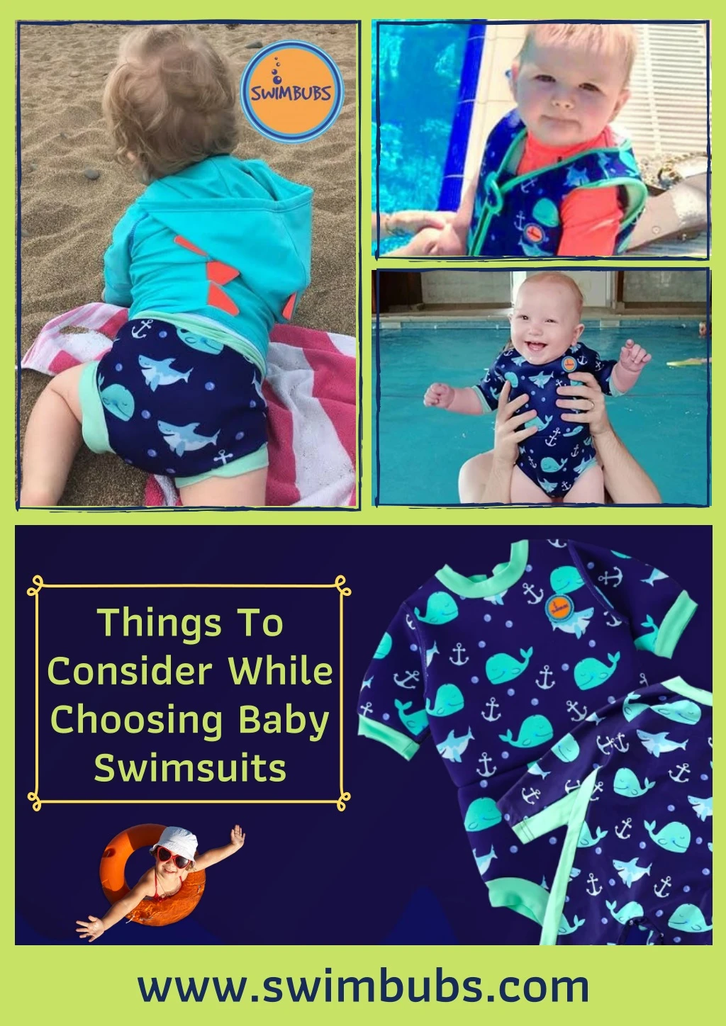 things to consider while choosing baby swimsuits