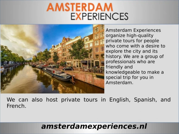 Private Guide Amsterdam