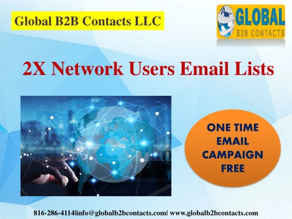 2X Network Users Email Lists
