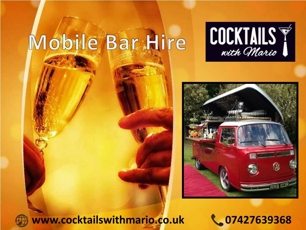 mobile bar hire
