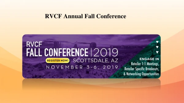 rvcf annual fall conference