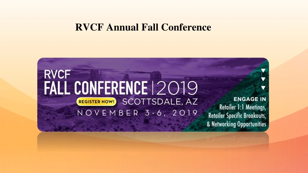 rvcf annual fall conference