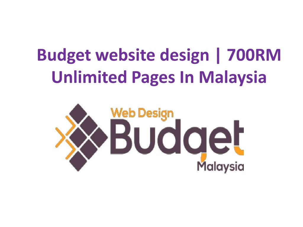 budget website design 700rm unlimited pages in malaysia