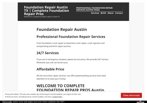 Austin Texas Foundation Repair