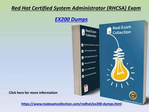 Updated redhat ex200 Exam Dumps - ex200 Question Answers