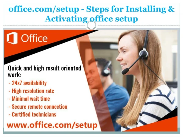 office.com/setup - Steps for Installing & Activating office setup