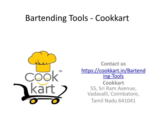 Buy Bartending Tools at Cookkart