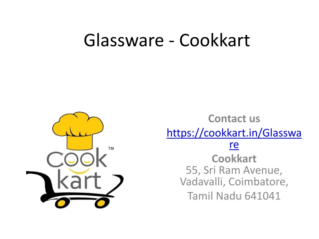 glassware cookkart