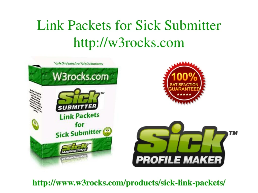 link packets for sick submitter http w3rocks com